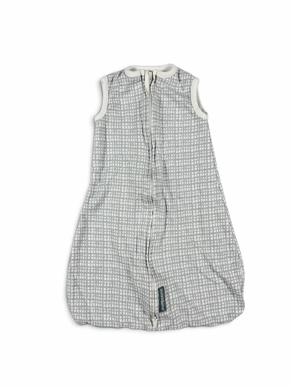 SwaddleMe by Ingenuity Zip Up Swaddle Sleep Sack Gray White 0-3 Months